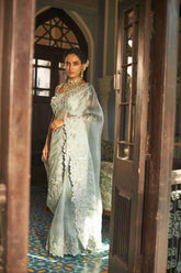 Elegant Cut Dana Mehroon Saree | Shop Designer Sarees Online